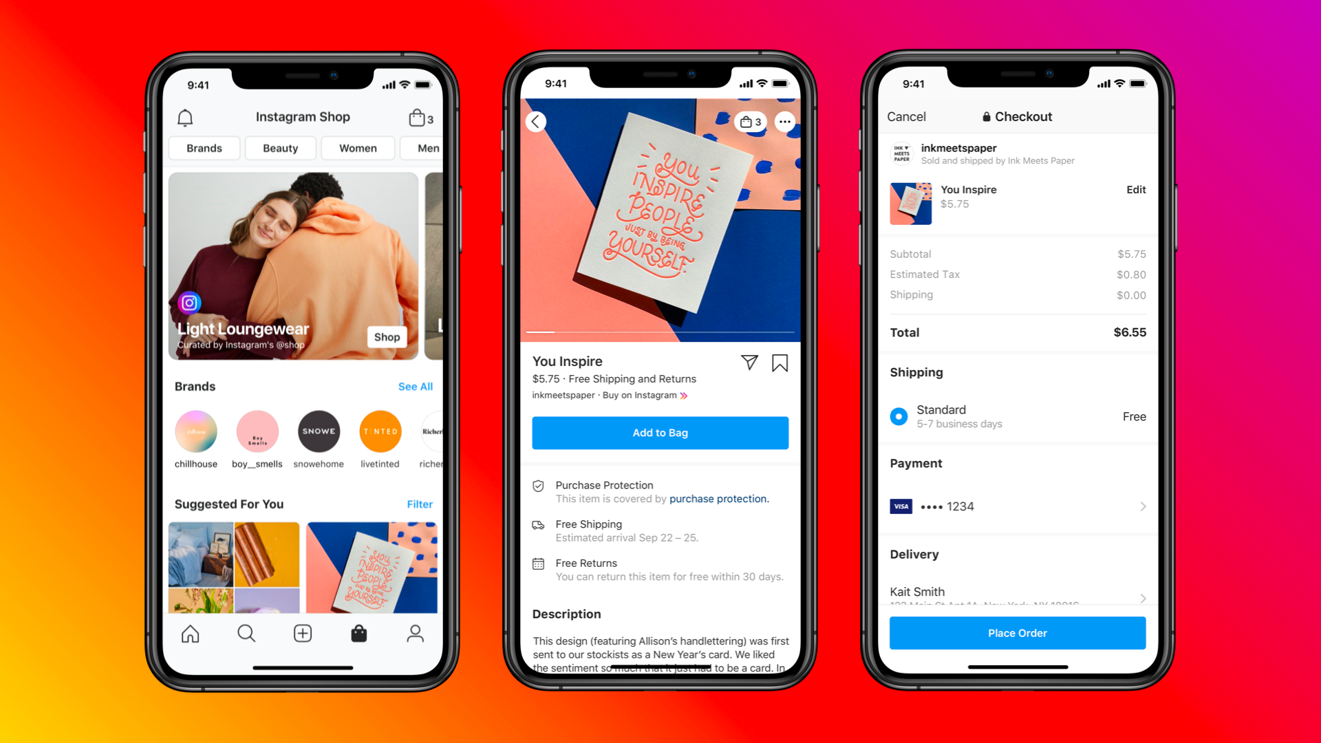 Example of Meta Shops